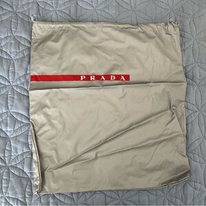 Prada Grey Dust Bags- various sizes all meant for shoes or small bags. Set of 6!
